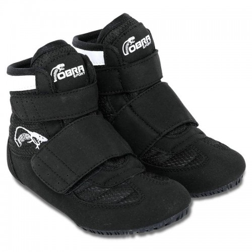 Борцівки замшеві дитячий Cobra розмір 31 (19см), чорний, код: 3053B_31BK Борцівки замшеві дитячий Cobra розмір 31 (19см), чорний, код: 3053B_31BK