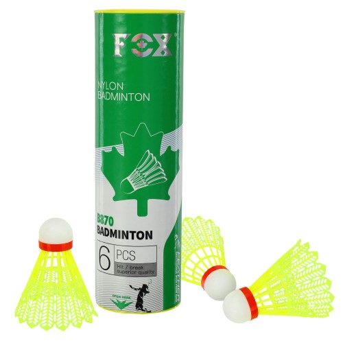 Волани для бадмінтону Fox 6шт, жовтий, код: B870_Y