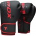 Боксерські рукавиці RDX F6 Kara Matte 12 унцій, чорний-червоний, код: BGR-F6MR-12OZ