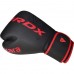 Боксерські рукавиці RDX F6 Kara Matte 12 унцій, чорний-червоний, код: BGR-F6MR-12OZ