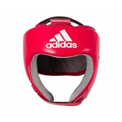 Шолом боксерський Adidas з ліцензією Aiba, розмір L, червоний, код: 15559-507