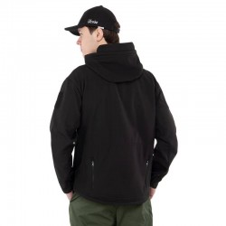 Куртка тактична флісова Tactical L (48-50), чорний, код: TY-7491_LBK