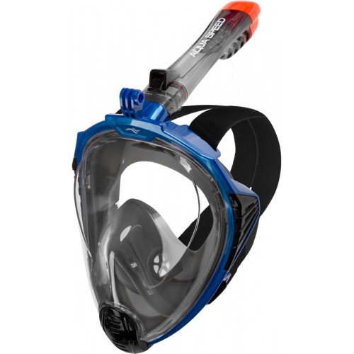 Повнолицьова маска Aqua Speed Drift 9930 S/M, чорний-синій, код: 5908217699305