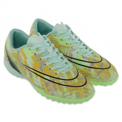 Сороконіжки футбольні дитячі Zhenzu розмір 34, м"ятний-помаранчевий, код: 759-1-3_34