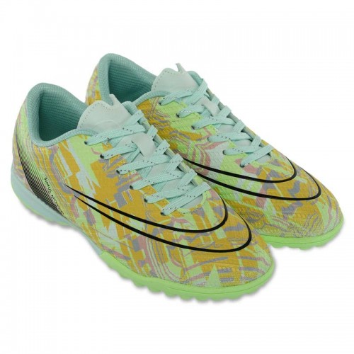 Сороконіжки футбольні дитячі Zhenzu розмір 34, м"ятний-помаранчевий, код: 759-1-3_34