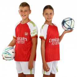 Форма футбольна дитяча PlayGame із символікою Arsenal, розмір M-26, зріст 135-145, білий-червоний, код: CO-7180_MWR