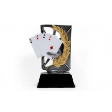 Статуетка нагородна спортивна PlayGame Карткові ігри, код: C-3156-A8