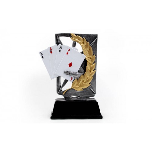 Статуетка нагородна спортивна PlayGame Карткові ігри, код: C-3156-A8