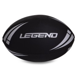 М"яч для регбі Legend №4 PVC білий-салатовий, код: R-3292-S52