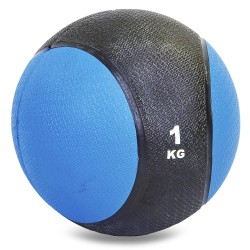 Медбол Record Medicine Ball 1 кг, чорний-синій, код: C-2660-1_BL