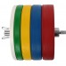 Бамперний диск гумовий LiveUp ø50.5мм, 15кг, жовтий, код: LP8332-15