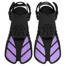 Ласти для тренувань в басейні короткі з відкритою п"ятою Cima ML-XL (42-47), чорний-фіолетовий, код: PL-8968_MLXLV Ласти для тренувань в басейні короткі з відкритою п"ятою Cima ML-XL (42-47), чорний-фіолетовий, код: PL-8968_MLXLV