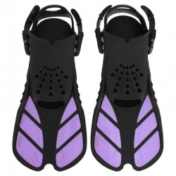 Ласти для тренувань в басейні короткі з відкритою п"ятою Cima ML-XL (42-47), чорний-фіолетовий, код: PL-8968_MLXLV Ласти для тренувань в басейні короткі з відкритою п"ятою Cima ML-XL (42-47), чорний-фіолетовий, код: PL-8968_MLXLV