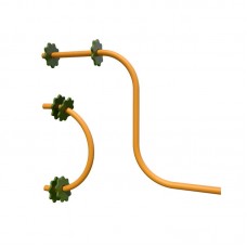 Секція огорожі InterAtletika Серпантинка 900х100х1000 мм, код: S764.15-SM