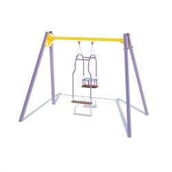 Гойдалка на металевих стійках Miros “Мама та малюк” 3250х2040х2420 мм, код: LIK106 Гойдалка на металевих стійках Miros “Мама та малюк” 3250х2040х2420 мм, код: LIK106