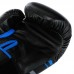 Боксерські рукавиці шкіряні Twins 14 унцій, чорний-синій, код: BO-5058_14BL Боксерські рукавиці шкіряні Twins 14 унцій, чорний-синій, код: BO-5058_14BL