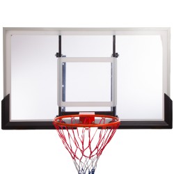 Щит баскетбольний PlayGame з кільцем і сіткою, код: S027B-S52