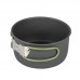 Набір посуду Bo-Camp Explorer 4 Pieces Hard Anodized Grey/Green, код: DAS301407-DA