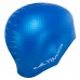 Шапочка для плавання силіконова для дорослих Yingfa синій-білий, код: C0068_BLW
