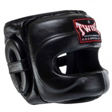 Шолом боксерський з бампером шкіряний Twins Steel Frame S, чорний, код: BO-0573_SBK Шолом боксерський з бампером шкіряний Twins Steel Frame S, чорний, код: BO-0573_SBK