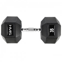 Гантель HMS Hex Pro 1х35 кг, код: 17-66-125-IN Гантель HMS Hex Pro 1х35 кг, код: 17-66-125-IN