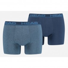 Труси-боксери Head Basic Boxer 2 пари, розмір S, синій, код: 8720245174763