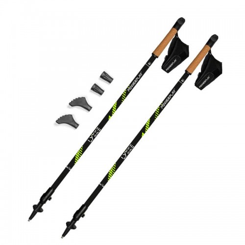 Палиці для скандинавської ходьби PowerPlay Lykke 80-135 см (пара), код: PP_9104_LYKKE