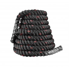 Канат тренувальний для кросфіту 4Fizjo Battle Rope 9 м, чорний, код: P-5907739312242