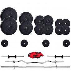 Набірна штанга і гантелі Fit-On 101кг, код: 2222-0101 Набірна штанга і гантелі Fit-On 101кг, код: 2222-0101