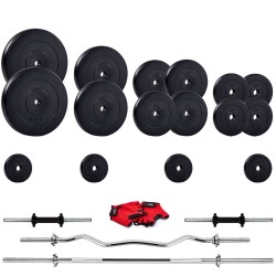 Набірна штанга і гантелі Fit-On 101кг, код: 2222-0101