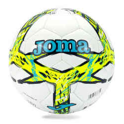 М"яч футбольний Joma Dali III №4, білий-салатовий, код: 8445954786761