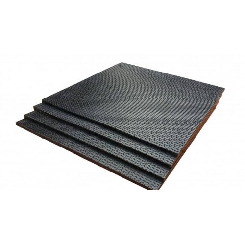 Килимок гумовий 500 х 500 х 7 мм під штангу чи гантелі, код: BC_007