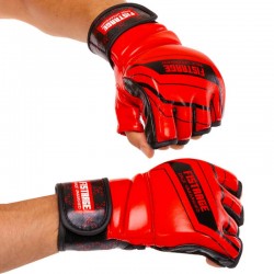 Рукавиці для змішаних єдиноборств MMA Fistrage S, червоний, код: VL-4296_SR Рукавиці для змішаних єдиноборств MMA Fistrage S, червоний, код: VL-4296_SR