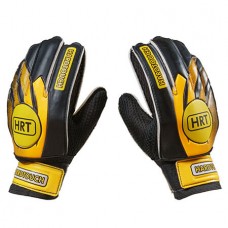 Воротарські рукавички Latex Foam HRT, розмір 6, чорний-помаранчевий, код: GG-HRT6-WS