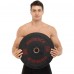 Бамперні диски із структурної гуми Record Bumper Plates 51мм, 25кг, чорний-червоний, код: TA-4782-25