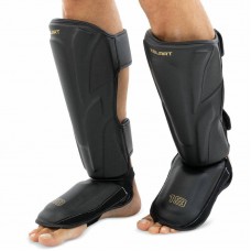 Захист гомілки та стопи для єдиноборств Zelart, розмір M, чорний, код: BO-1172_MBK