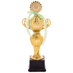 Кубок спортивний з ручками та кришкою PlayGame Furore висота 33см, золотий, код: C-F7895C-S52