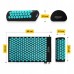 Килимок акупунктурний з валиком 4Fizjo Classic Mat Аплікатор Кузнєцова Black/Blue, код: P-5905973402385