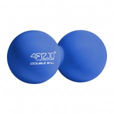 Масажний м"яч подвійний 4Fizjo Lacrosse Double Ball 135х65 мм, синій, код: 4FJ0323