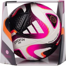 Мяч футбольний Adidas Conext 24 Pro IP1616 №5, біло-рожевий, код: M-13576187-IN Мяч футбольний Adidas Conext 24 Pro IP1616 №5, біло-рожевий, код: M-13576187-IN