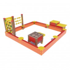 Пісочний дворик Miros 3600x3000x1210 мм, код: DIO408.1