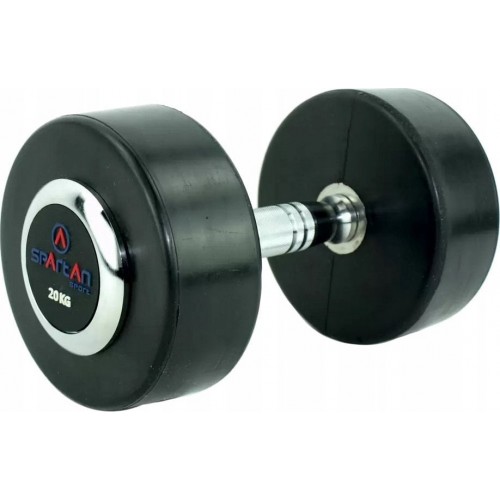 Гумова гантель Spartan 1х20 кг, код: M-12728263-IN Гумова гантель Spartan 1х20 кг, код: M-12728263-IN