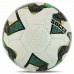 М"яч футбольний професійний Soccermax №5 PU, білий-зелений, код: FB-4208_WG