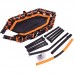 Фитнес батут Fitgo восьмиугольный 127см черный-оранжевый, код: TX-B6917-50-S52