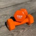 Гантель вінілова SNS 1х2 кг, помаранчевий, код: 12678-SNS
