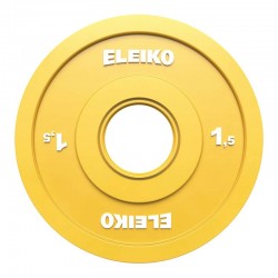 Диск олімпійський обгумований Eleiko IWF FG 1,5 кг, жовтий, код: 121-0015F-IA