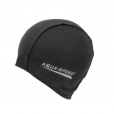 Шапка для плавання Aqua Speed Polyester Cap чорний, код: 5908217657626