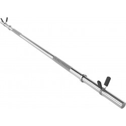 Гриф для штанги Toorx BCF-150 з пружинними замками 150 см, 25 мм, код: 931112-SVA