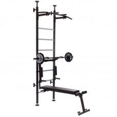 Шведська стінка-стійка BioGym Рекорд чорний, код: L-4241-S52 Шведська стінка-стійка BioGym Рекорд чорний, код: L-4241-S52