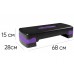 Степ-платформа EasyFit Step-B 2-ступінчаста 680х280х100-1500 мм, фіолетовий, код: EF-0540-V-EF